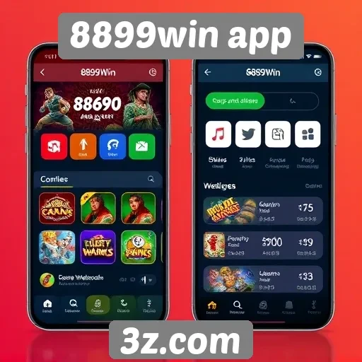Interface do 8899win app e experiência do usuário