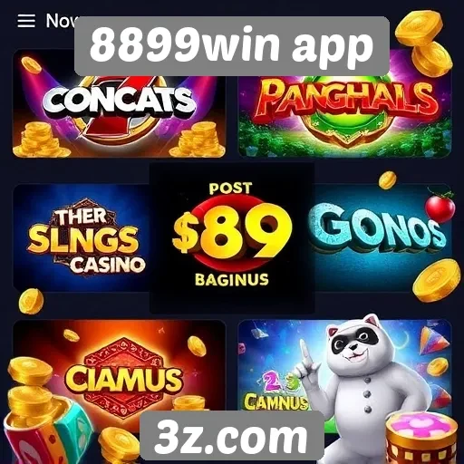 8899win app oferece diversidade em jogos de cassino